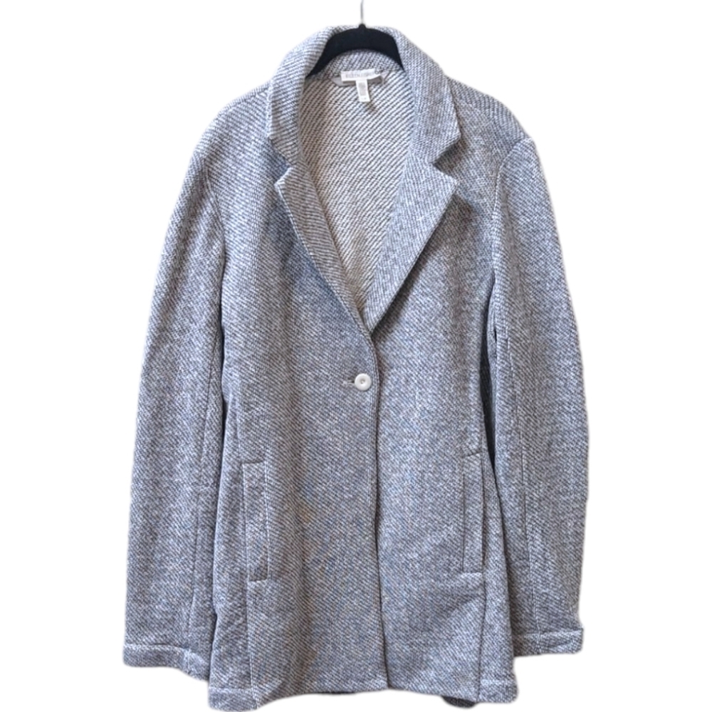 Eileen Fisher Gray Textured Women's Coat